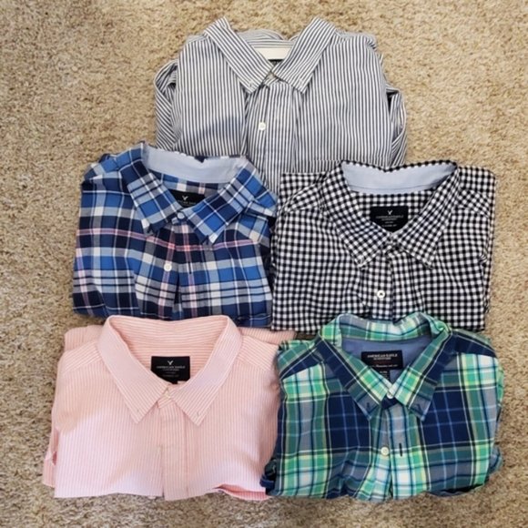American Eagle Outfitters Other - Lot of 5 American Eagle Men's Button Downs XL